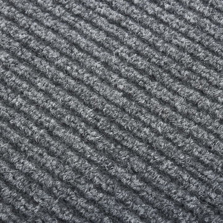 snavsbestandig tæppeløber 100x500 cm grå