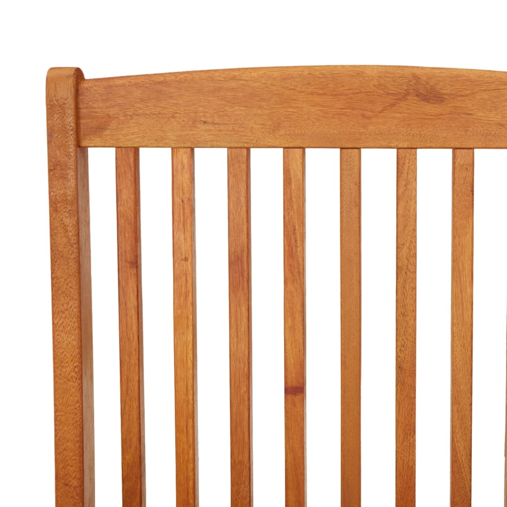 foldbare havestole 2 stk. massivt eukalyptustræ