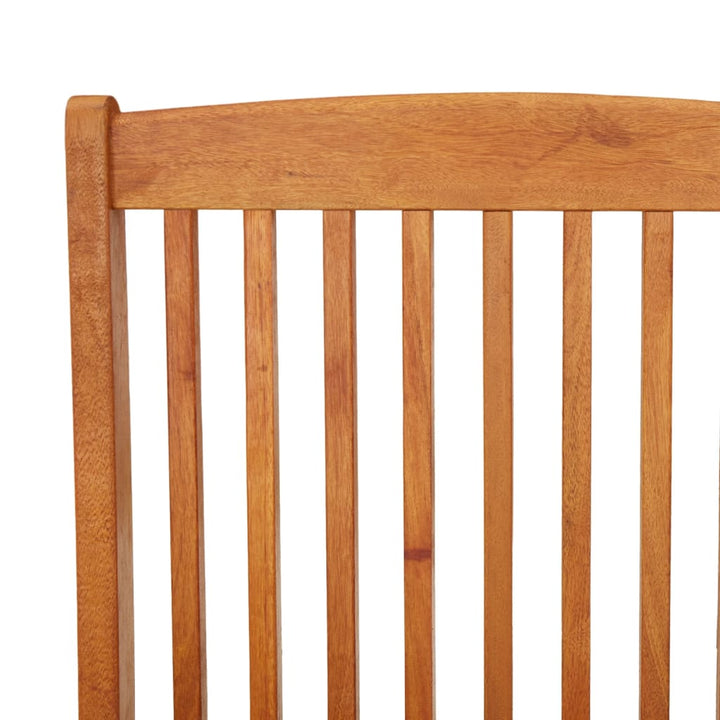 foldbare havestole 2 stk. massivt eukalyptustræ