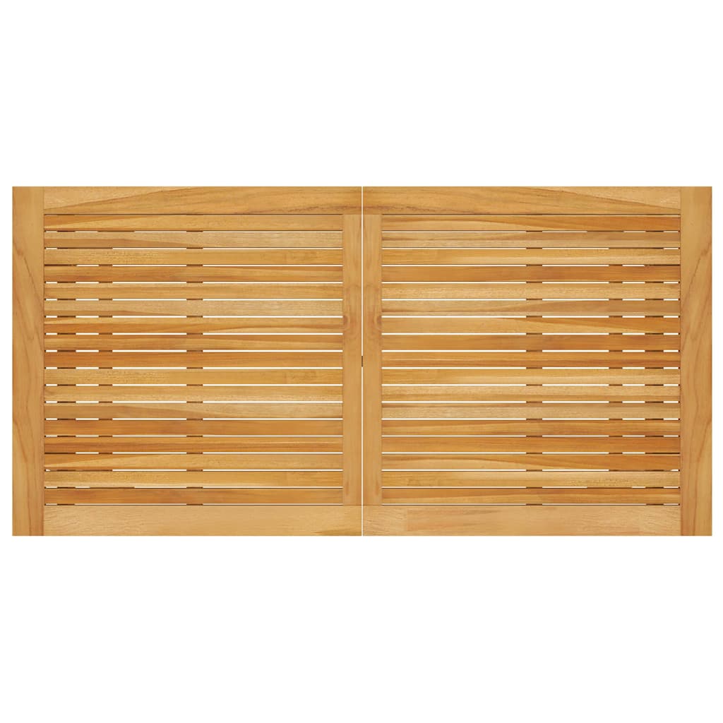 spisebordssæt til haven 5 dele lysegrå