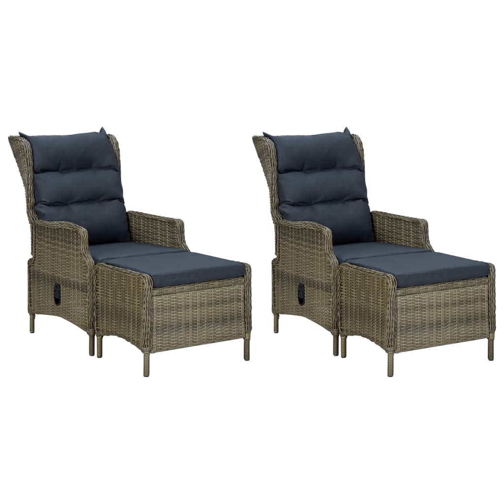 spisebordssæt til haven 7 dele brun