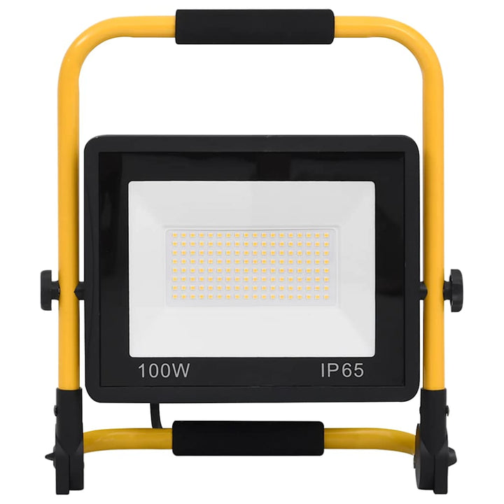 LED-projektør med håndtag 100 W kold hvid