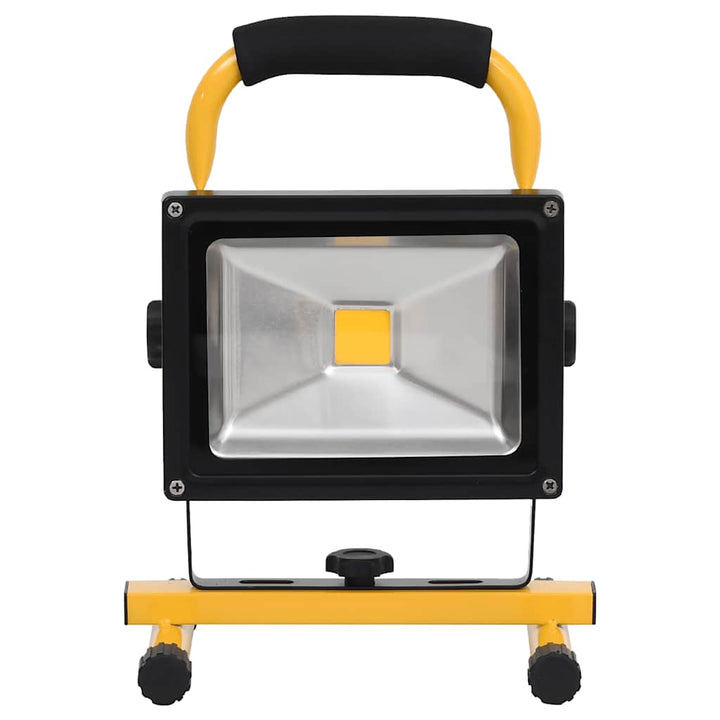 genopladelig LED-projektør med håndtag 30 W kold hvid