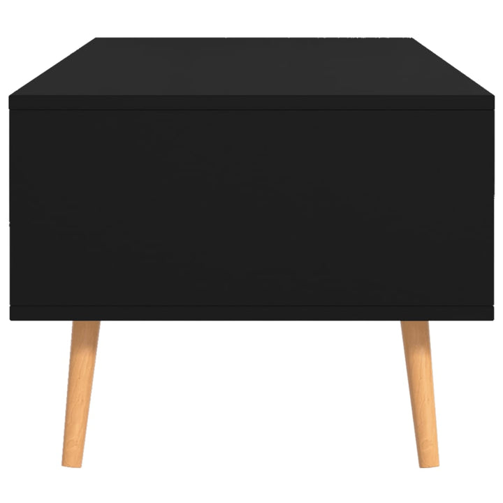 sofabord 100x49,5x43 cm konstrueret træ sort