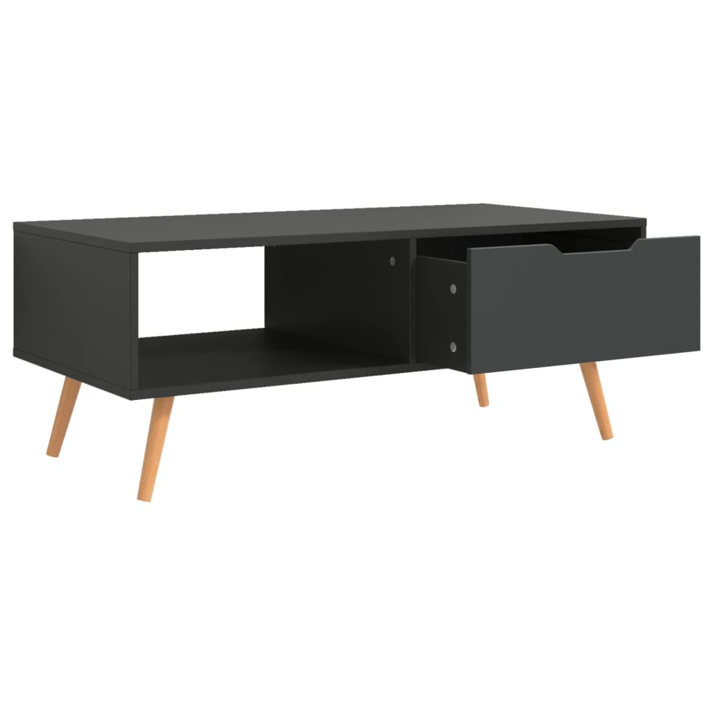 sofabord 100x49,5x43 cm konstrueret træ grå