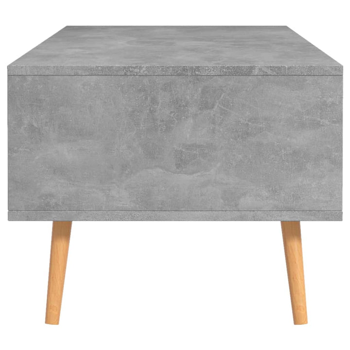 sofabord 100x49,5x43 cm konstrueret træ betongrå