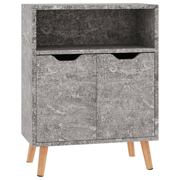 skænk 60x30x72 cm konstrueret træ betongrå