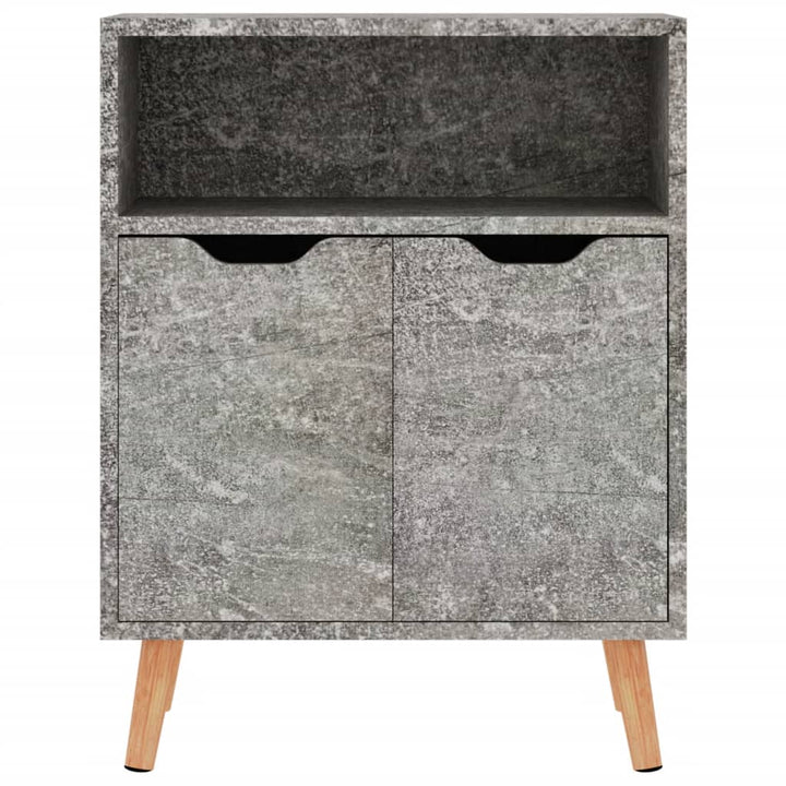 skænk 60x30x72 cm konstrueret træ betongrå