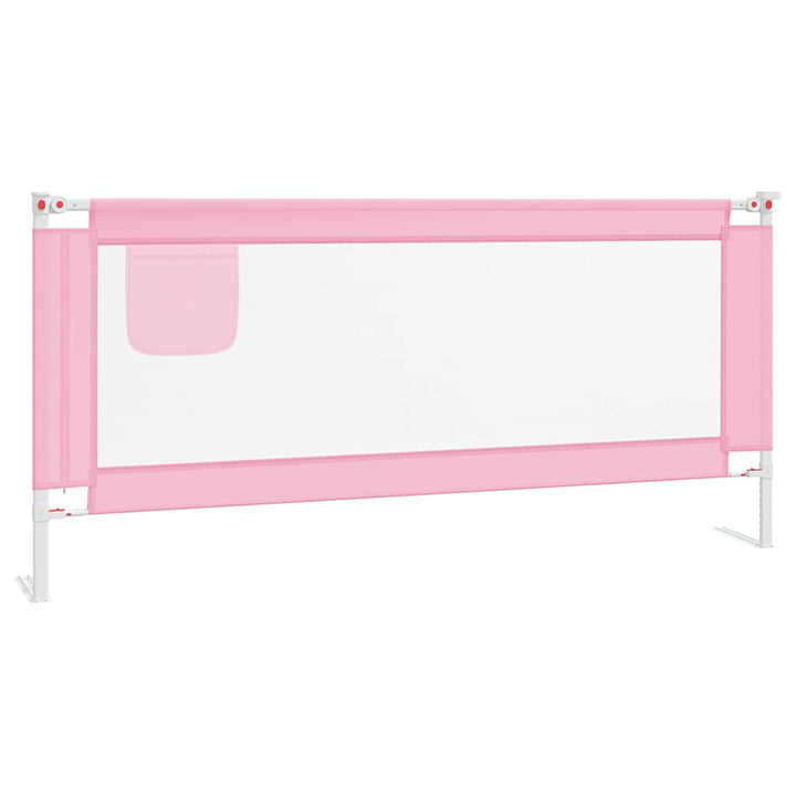 sengegest til børneseng 200x25 cm stof pink