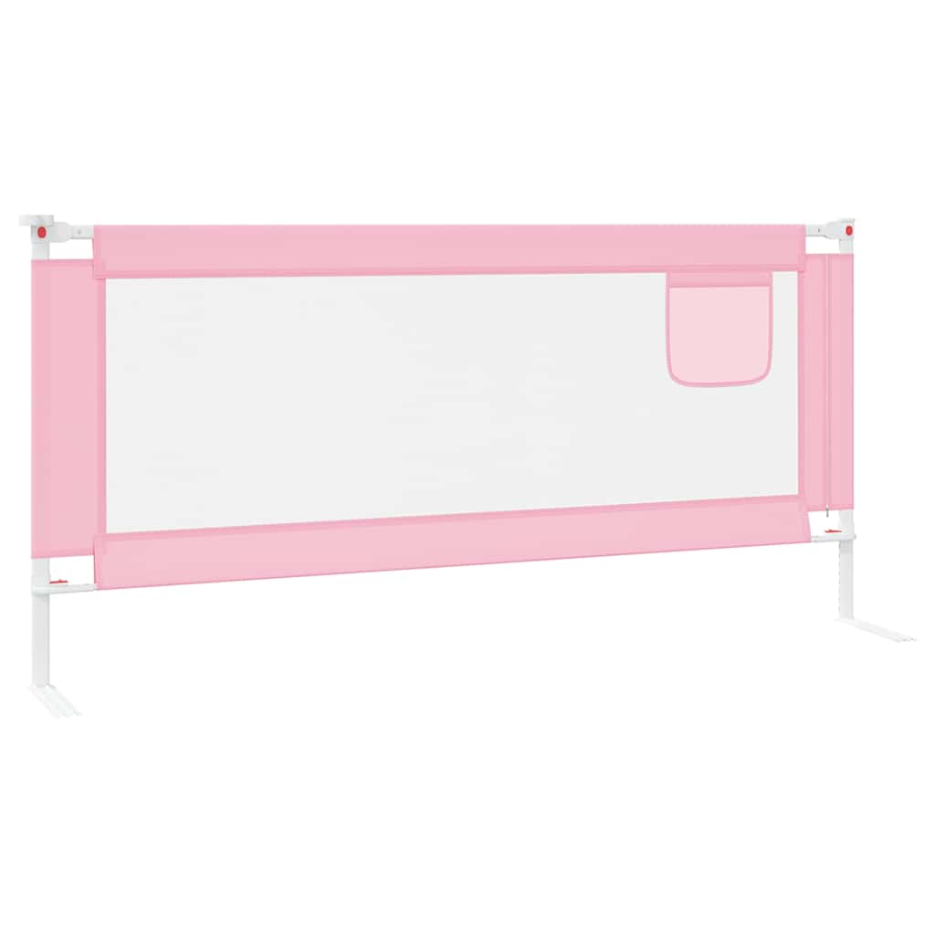 sengegest til børneseng 200x25 cm stof pink