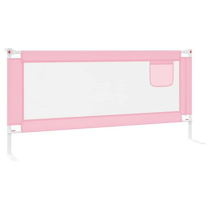 sengegest til børneseng 200x25 cm stof pink