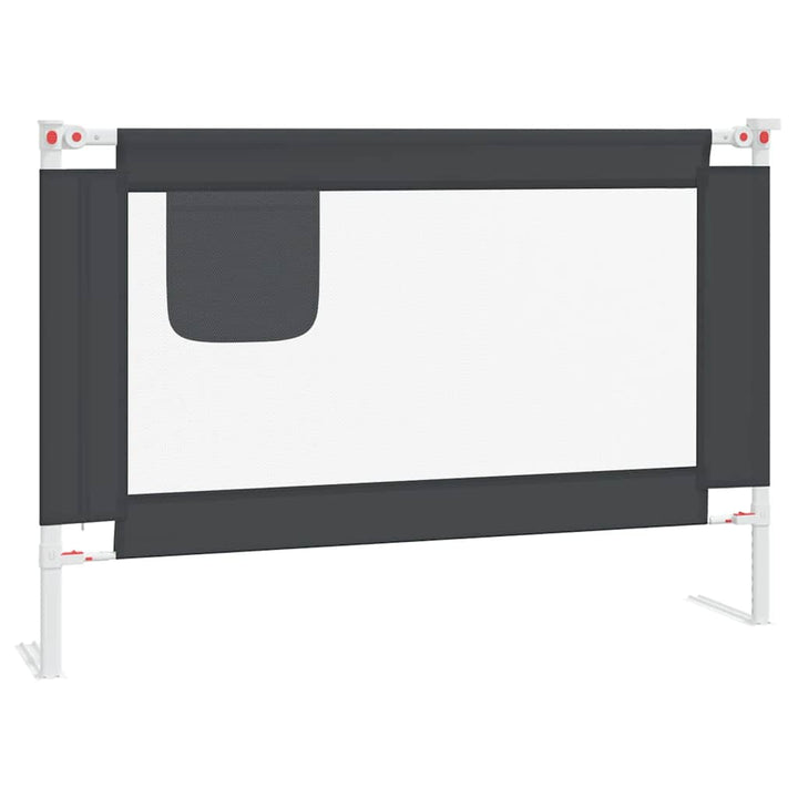 sengehest 100x25 cm stof mørkegrå