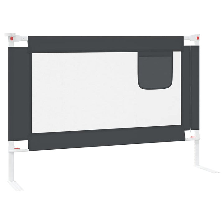 sengehest 100x25 cm stof mørkegrå