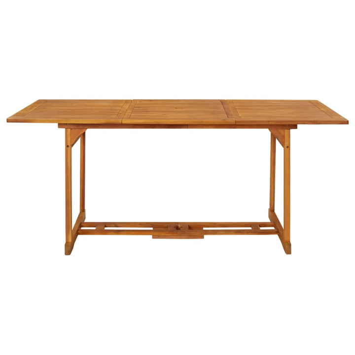 havebord 180x90x75 cm massivt akacietræ