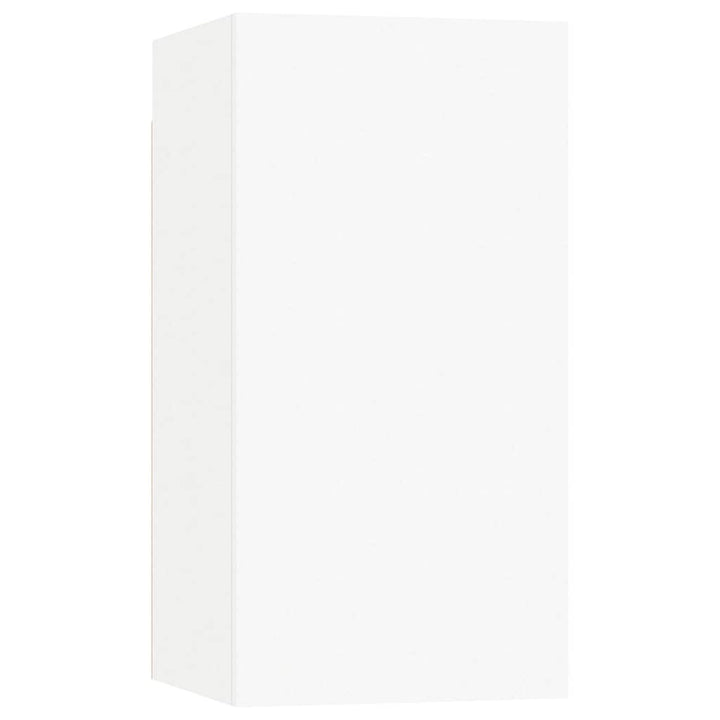 tv-bord 30,5x30x60 cm konstrueret træ hvid