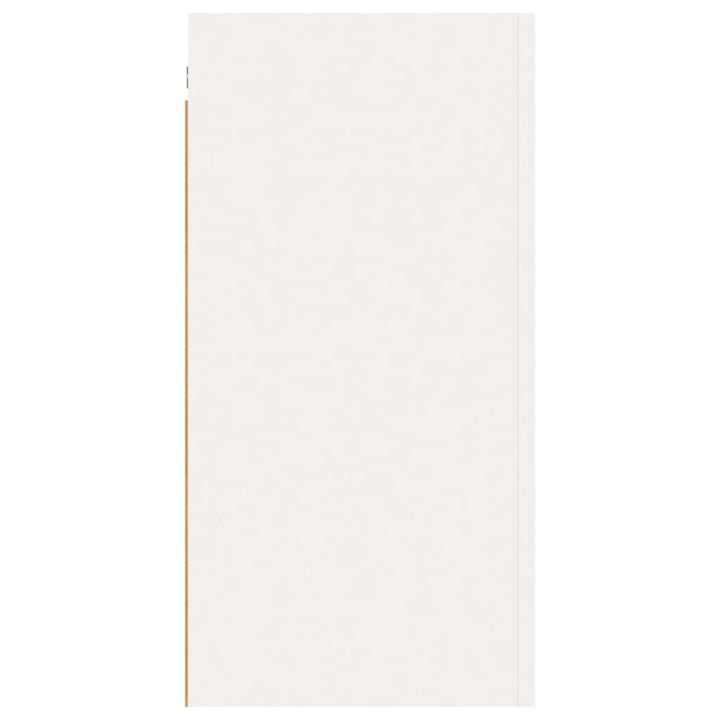 tv-bord 30,5x30x60 cm konstrueret træ hvid