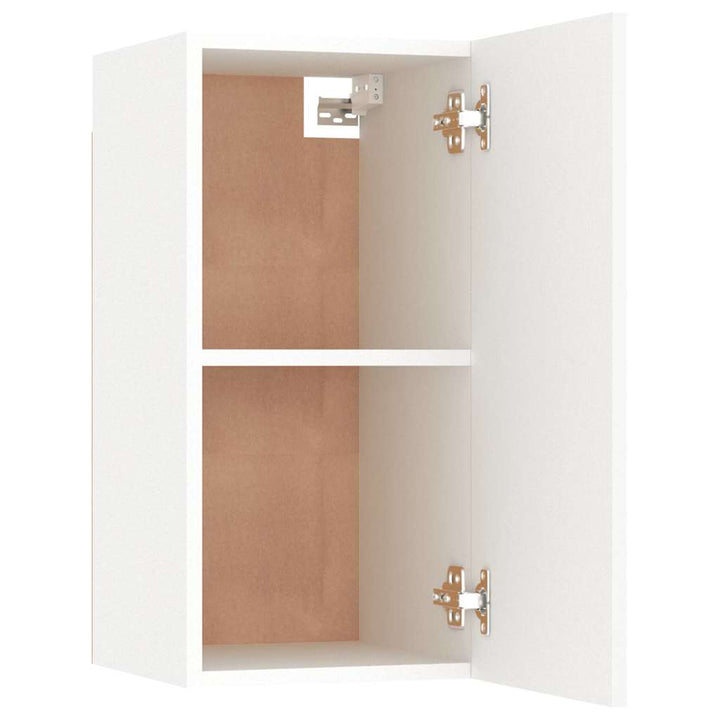tv-borde 2 stk. 30,5x30x60 cm konstrueret træ hvid