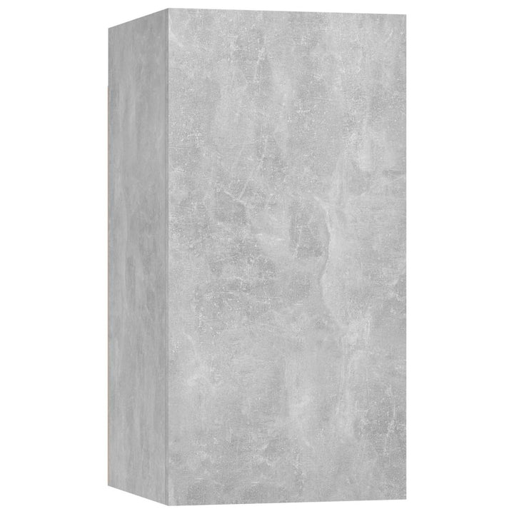 tv-borde 2 stk. 30,5x30x60 cm konstrueret træ betongrå