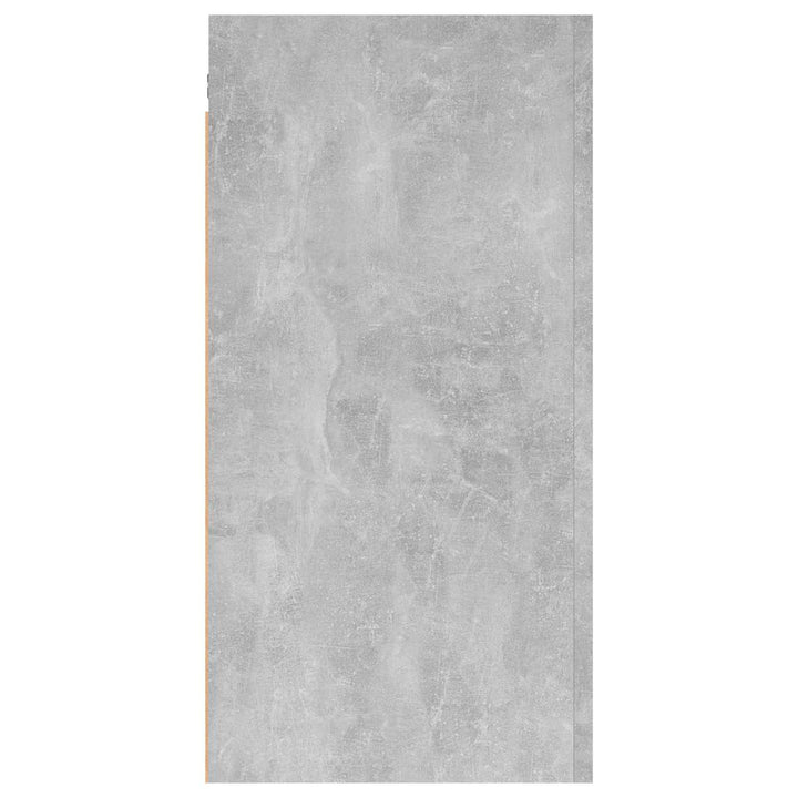 tv-borde 2 stk. 30,5x30x60 cm konstrueret træ betongrå