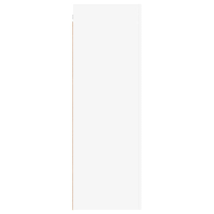 tv-borde 2 stk. 30,5x30x90 cm konstrueret træ hvid