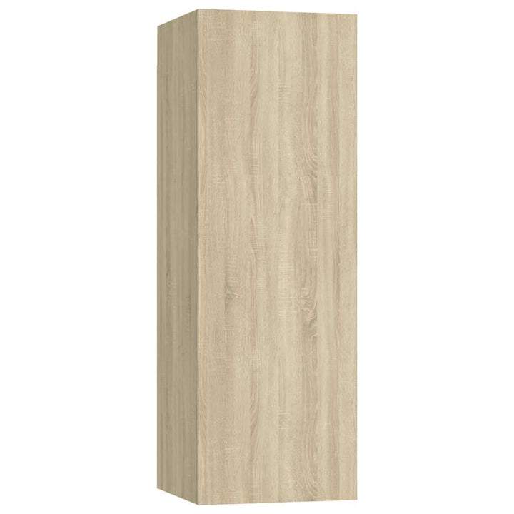 tv-bord 30,5x30x90 cm konstrueret træ sonoma-eg