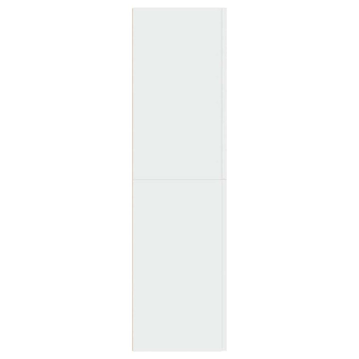 tv-bord 30,5x30x110 cm konstrueret træ hvid