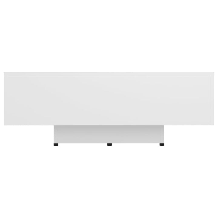 sofabord 85x55x31 cm konstrueret træ hvid