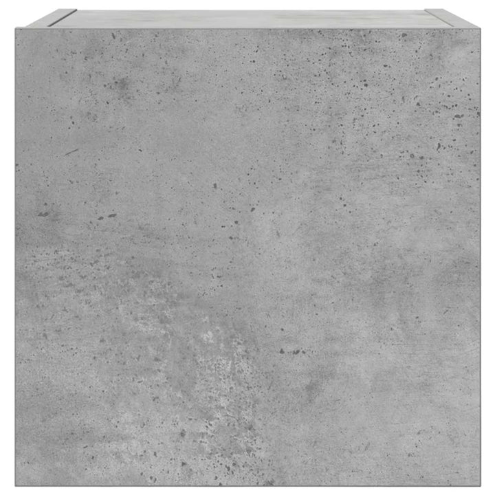 væghængte tv-skabe 2 stk. 30,5x30x30 cm betongrå