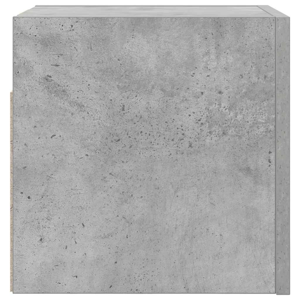 væghængte tv-skabe 2 stk. 30,5x30x30 cm betongrå