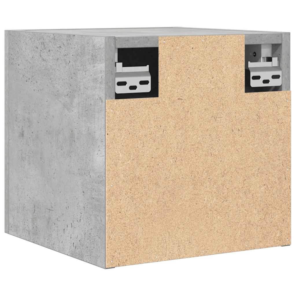 væghængte tv-skabe 2 stk. 30,5x30x30 cm betongrå