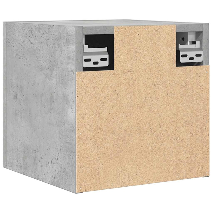 væghængte tv-skabe 2 stk. 30,5x30x30 cm betongrå
