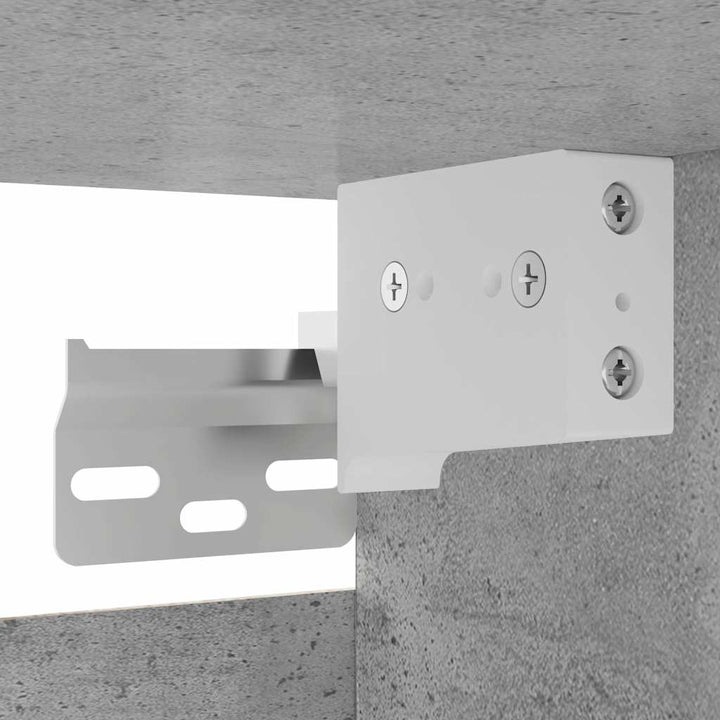 væghængte tv-skabe 2 stk. 30,5x30x30 cm betongrå