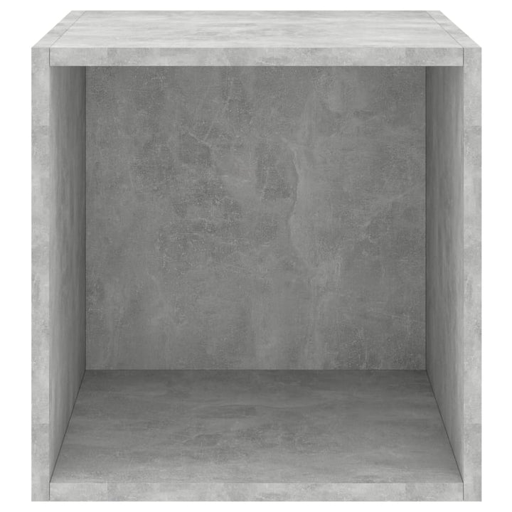 vægskab 37x37x37 cm konstrueret træ betongrå