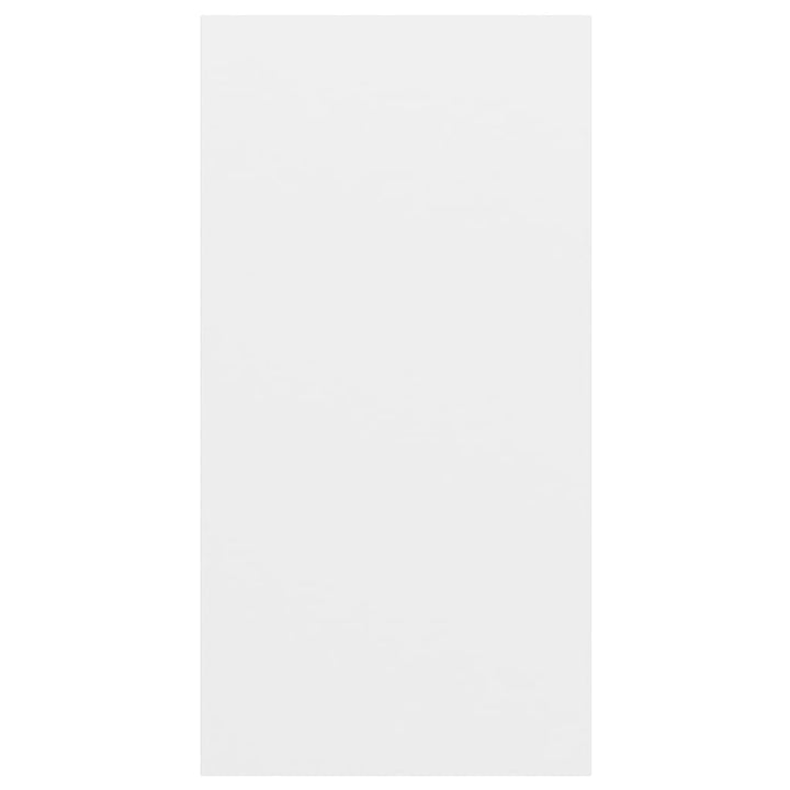 væghængt tv-bord 37x37x72 cm konstrueret træ hvid