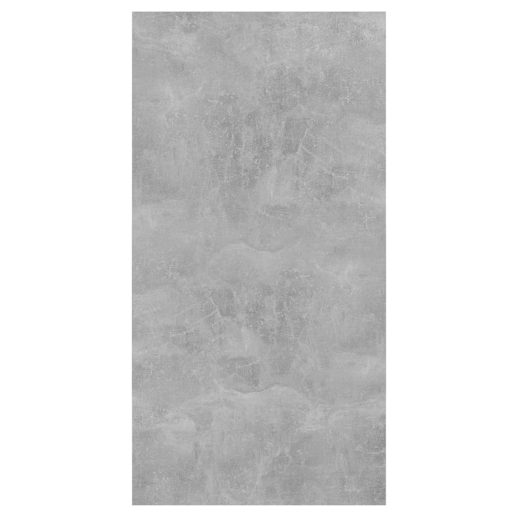 væghængt tv-bord 37x37x72 cm konstrueret træ betongrå