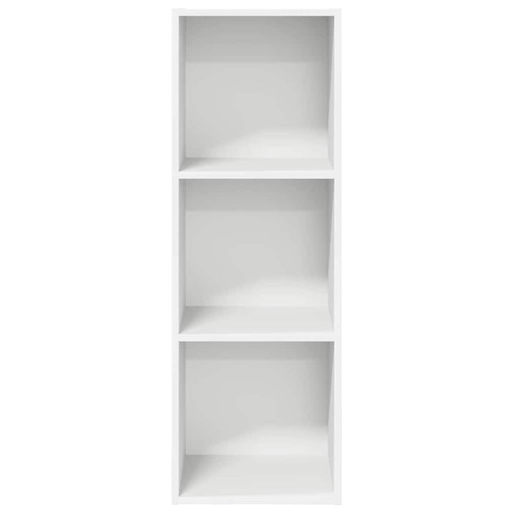væghængt tv-skab 37x37x107 cm konstrueret træ hvid
