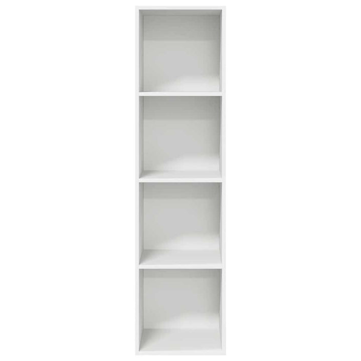væghængt tv-skab 37x37x142,5 cm konstrueret træ hvid