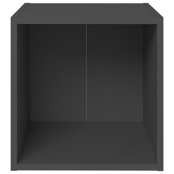 tv-borde 2 stk. 37x35x37 cm konstrueret træ grå