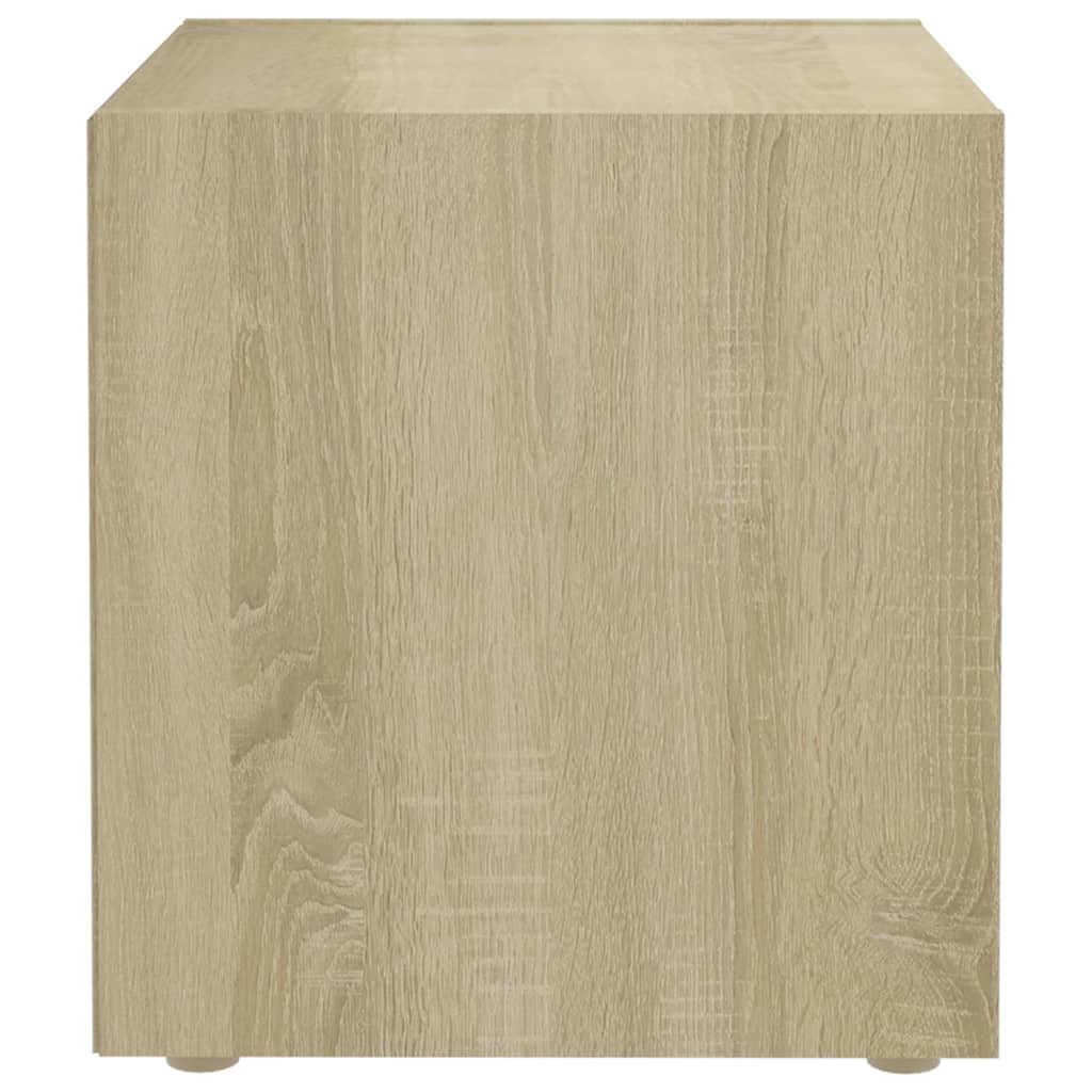 tv-borde 2 stk. 37x35x37 cm konstrueret træ sonoma-eg