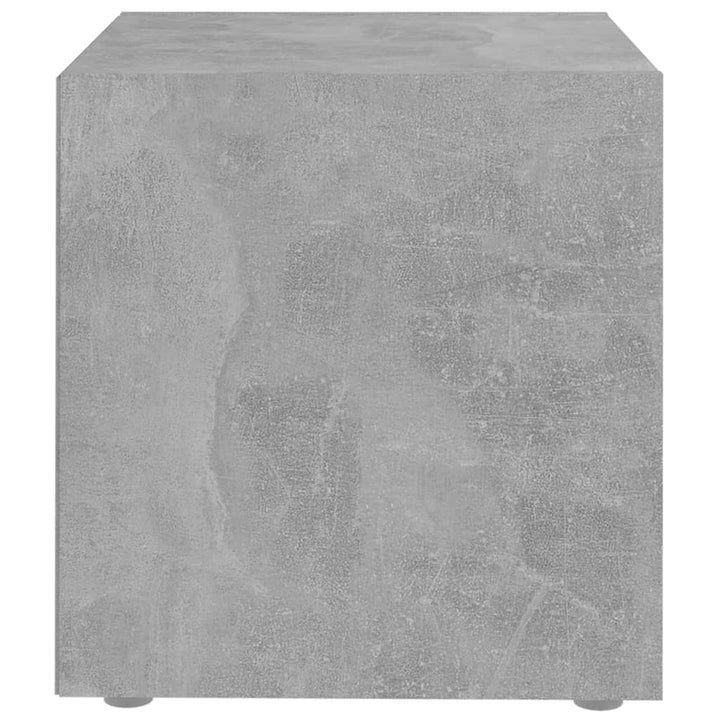 tv-borde 2 stk. 37x35x37 cm konstrueret træ betongrå