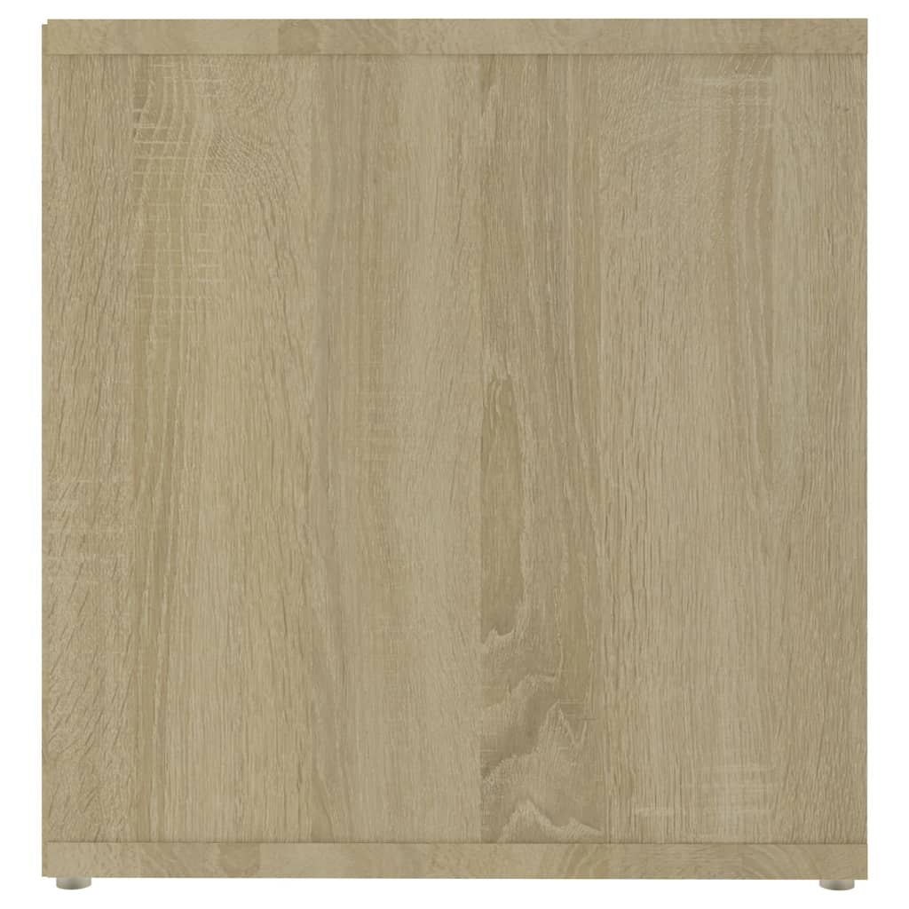 tv-skab 72x35x36,5 cm konstrueret træ sonoma-eg