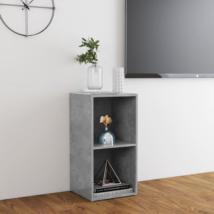 tv-skab 72x35x36,5 cm konstrueret træ betongrå
