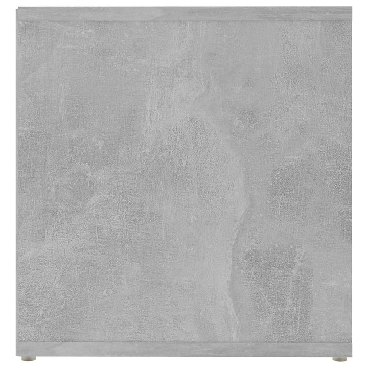 tv-skab 72x35x36,5 cm konstrueret træ betongrå