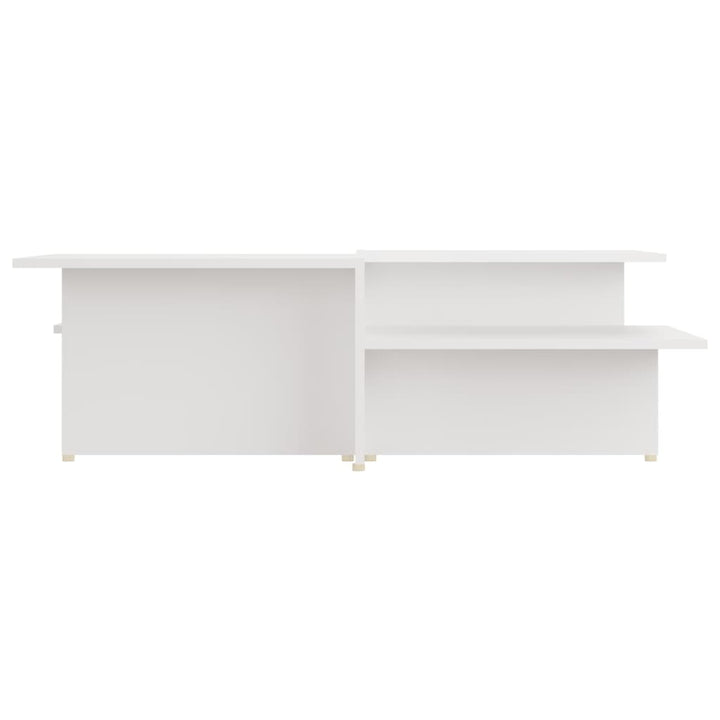 sofabord 2 stk. 111,5x50x33 cm konstrueret træ hvid