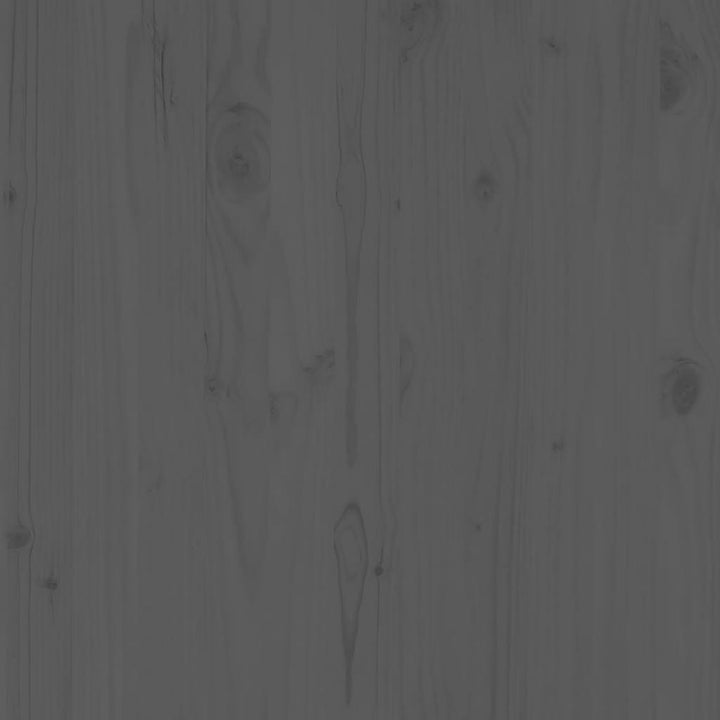 hjørnemodul til havesofa grå hynder massivt fyrretræ