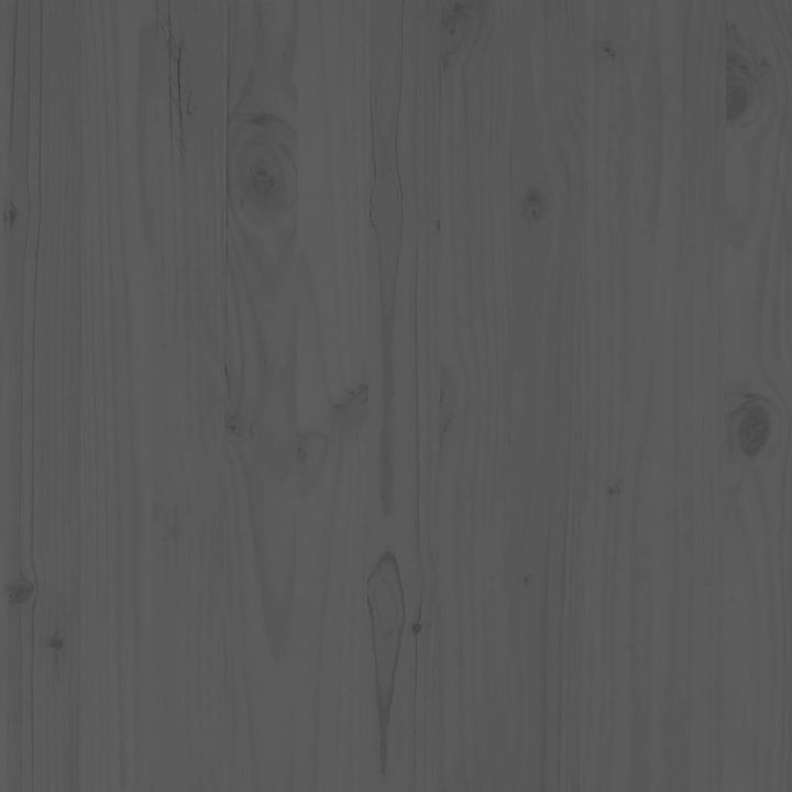 midterdel til havesofa m. antracitgrå hynder massivt fyrretræ