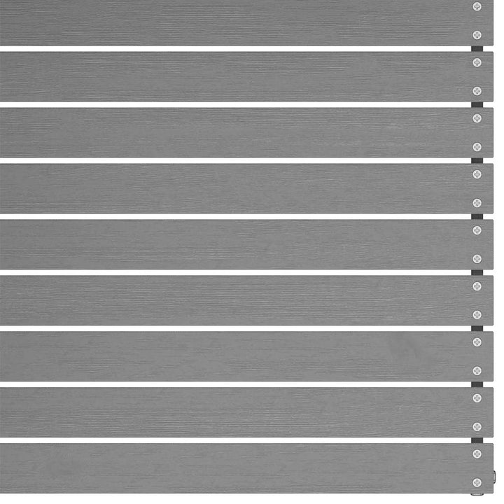 midterdele til havesofa med hynder 2 stk. massivt fyrretræ grå