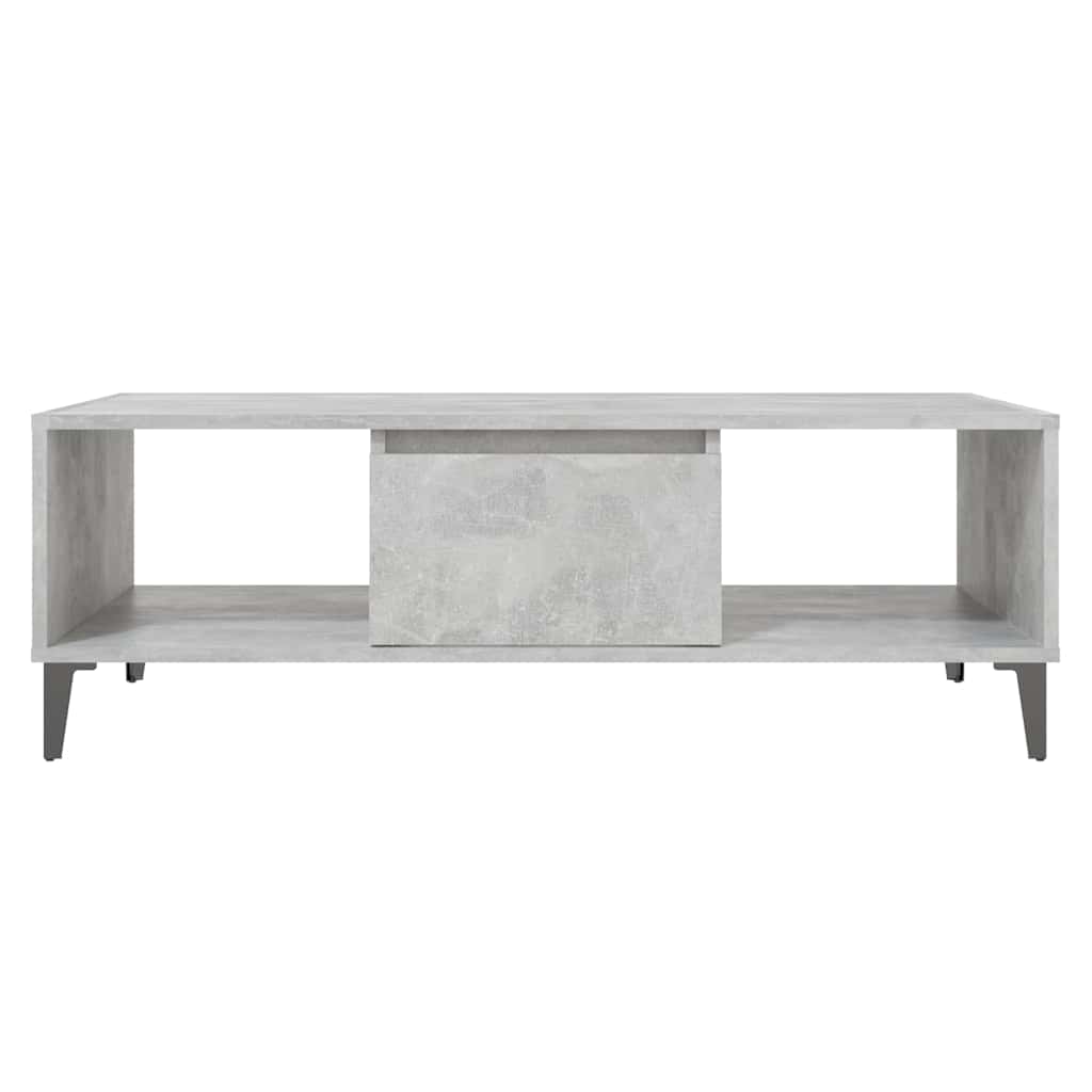 sofabord 103,5x60x35 cm konstrueret træ betongrå