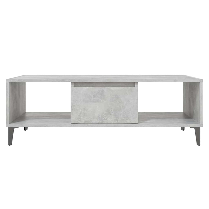 sofabord 103,5x60x35 cm konstrueret træ betongrå