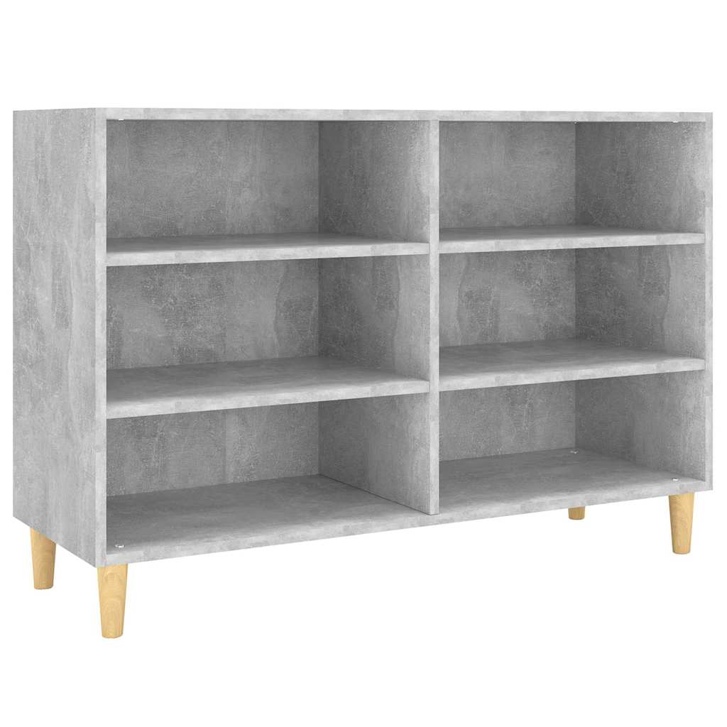 skænk 103,5x35x70 cm konstrueret træ betongrå
